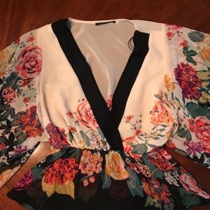 Very Pretty Sheer Floral Blouse